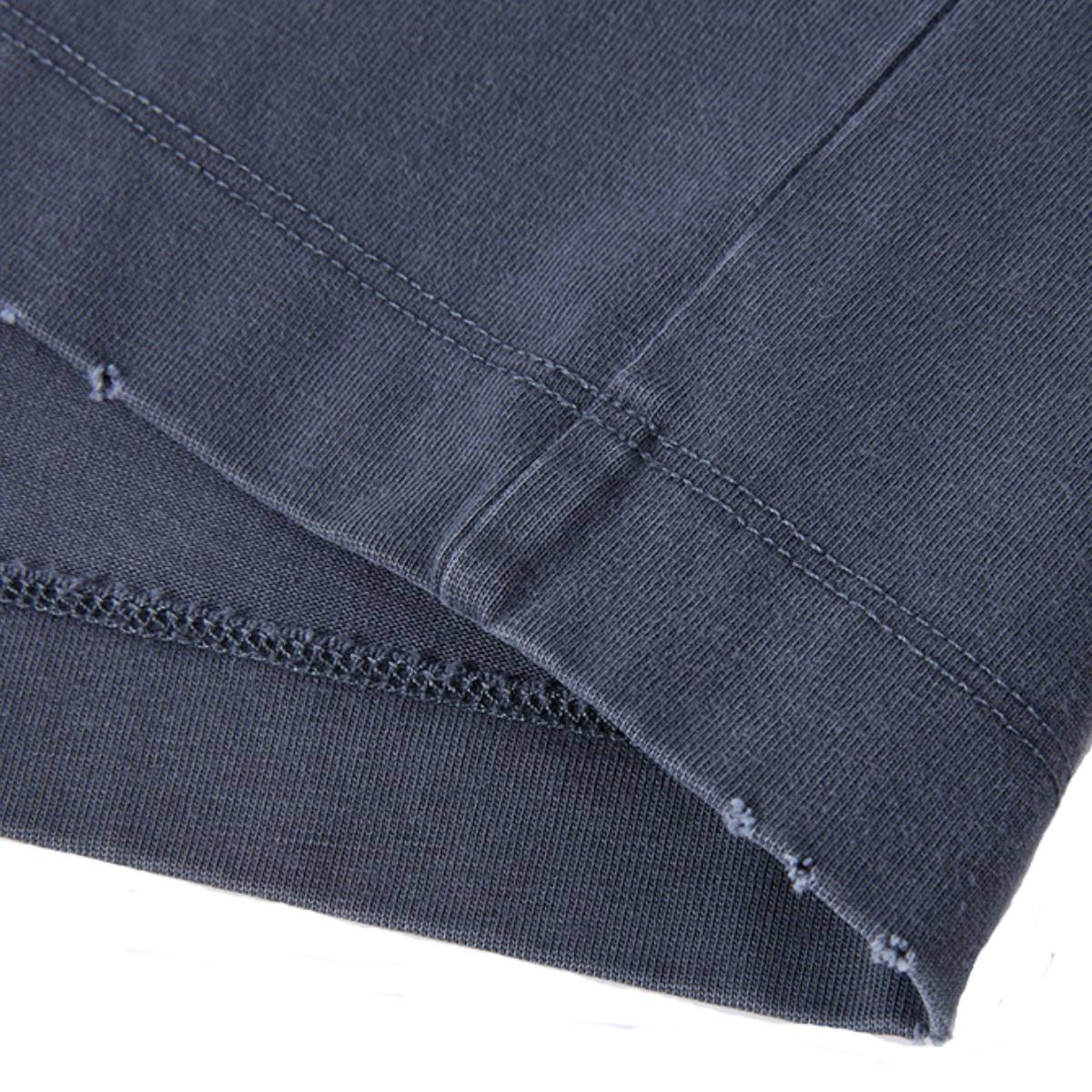 Oversized Heavy Washed Destroyed Cotton Tee