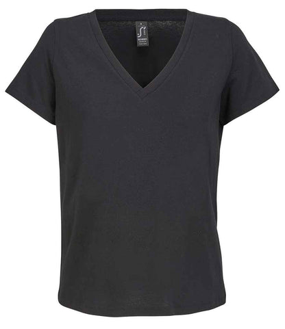Only Wolf Ladies Regent V Neck T-Shirt