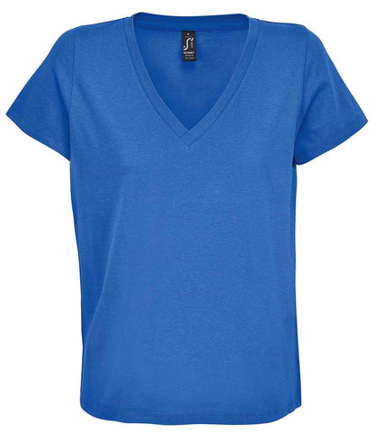 Only Wolf Ladies Regent V Neck T-Shirt
