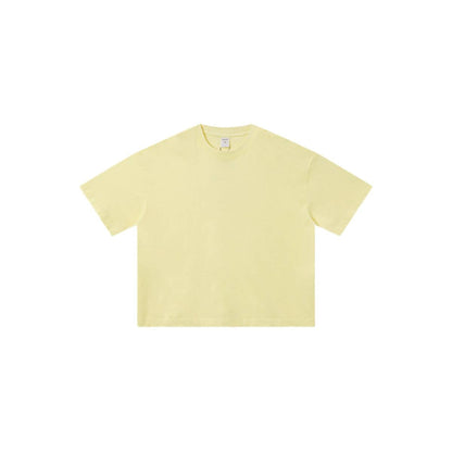 Distressed Fade Drop Shoulder Oversized Cotton T-Shirt