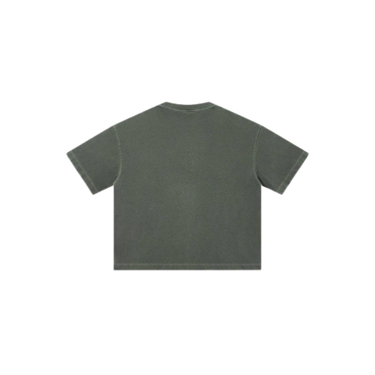 Distressed Fade Drop Shoulder Oversized Cotton T-Shirt