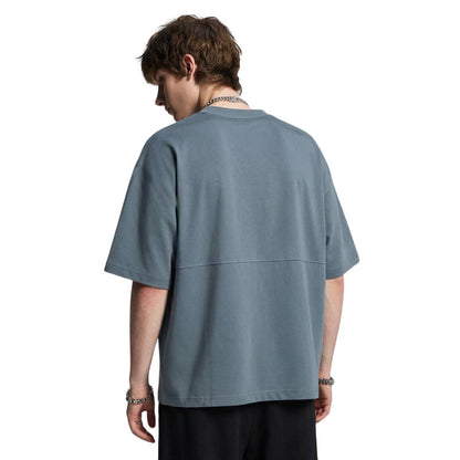Boxy Fit Premium Cotton Drop Shoulder Batwing Sleeve T-Shirt