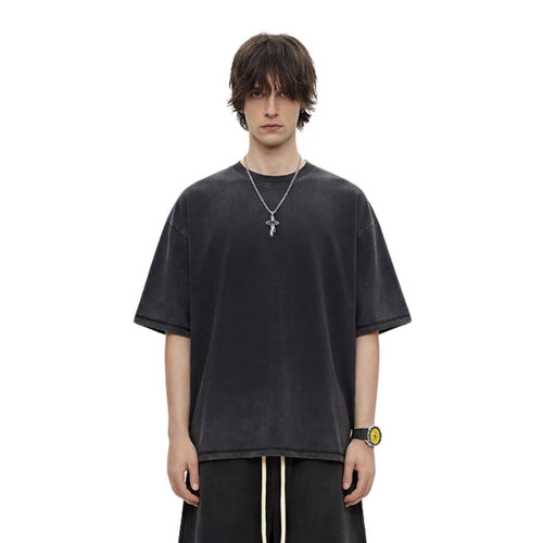 Acid Dyed Heavyweight Crew Neck Tee