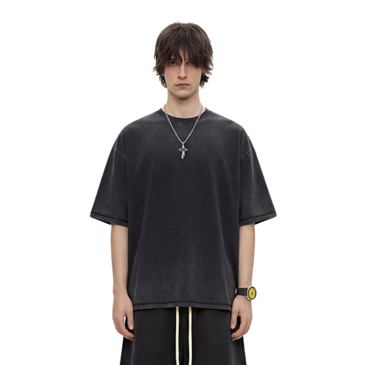 Acid Dyed Heavyweight Crew Neck Tee