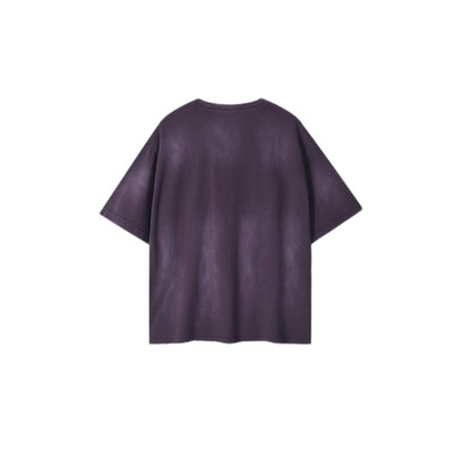 Vintage  Spray Dyed Raw Edge Oversized T-Shirt