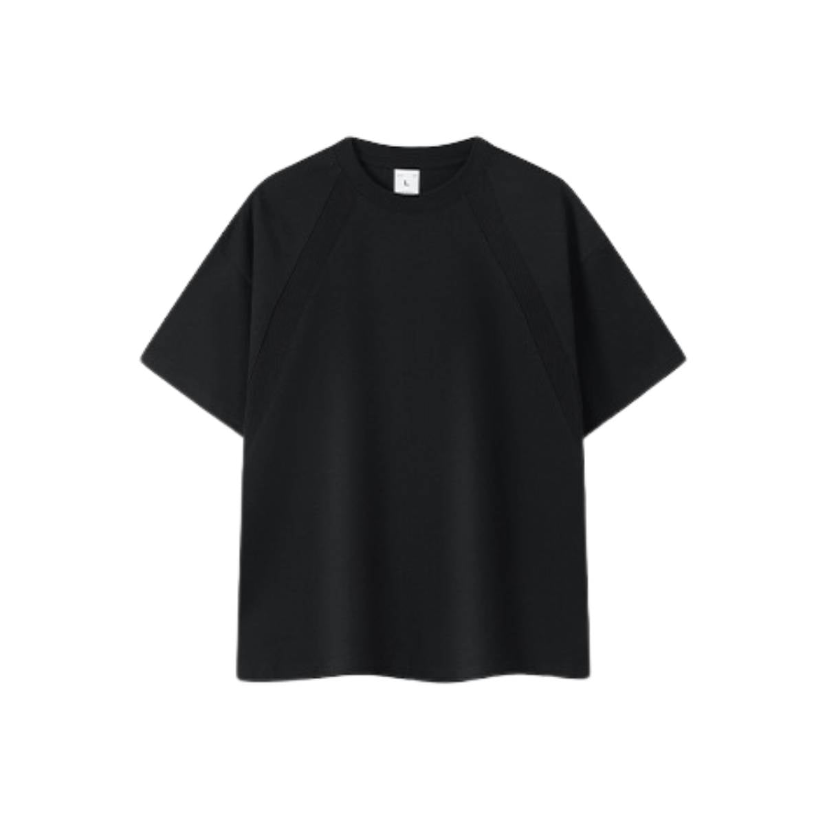 3D Panel Cotton Oversized T-Shirt