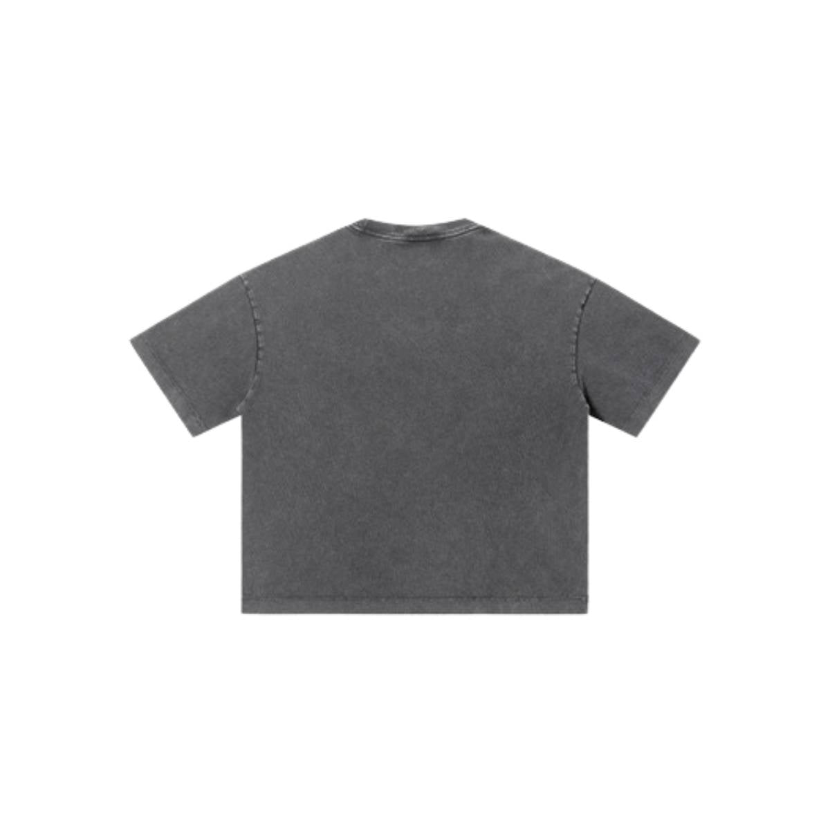 Distressed Fade Drop Shoulder Oversized Cotton T-Shirt