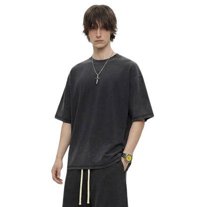 Acid Dyed Heavyweight Crew Neck Tee