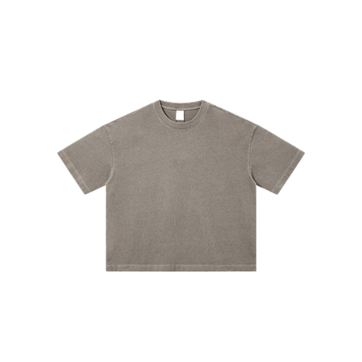 Distressed Fade Drop Shoulder Oversized Cotton T-Shirt