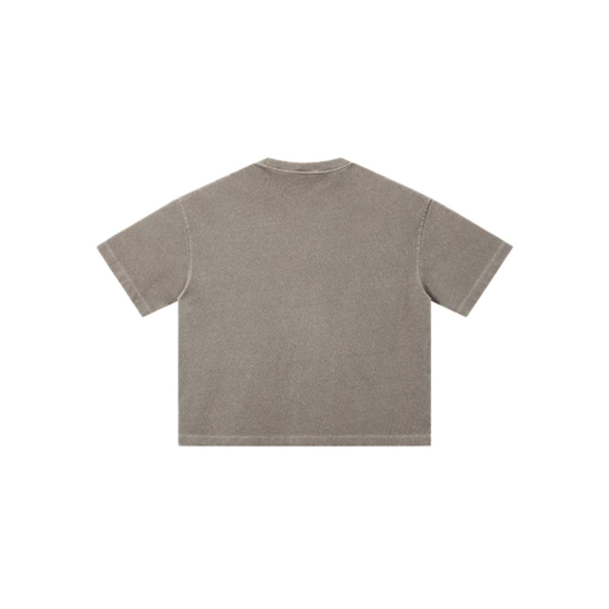 Distressed Fade Drop Shoulder Oversized Cotton T-Shirt