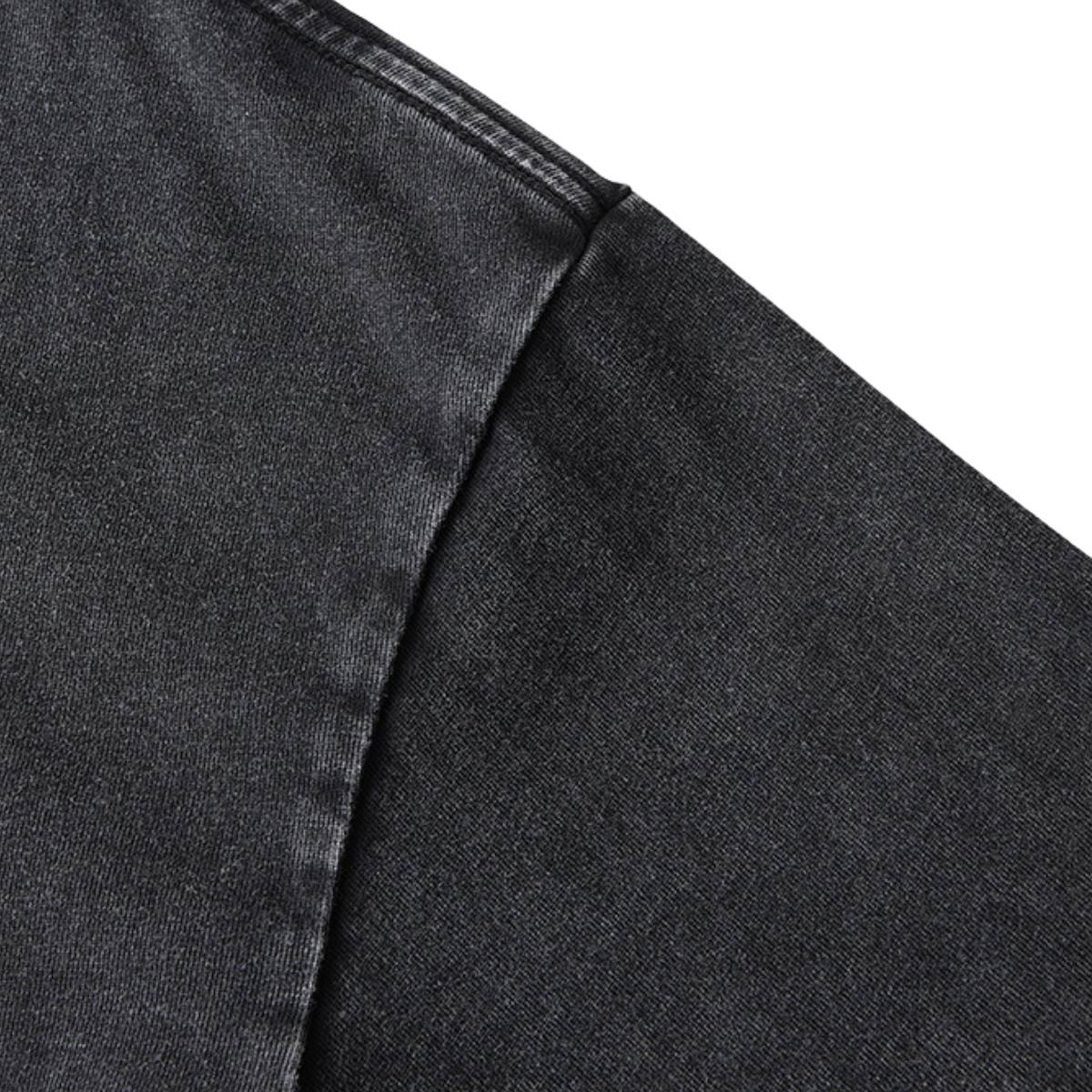 Distressed Fade Drop Shoulder Oversized Cotton T-Shirt