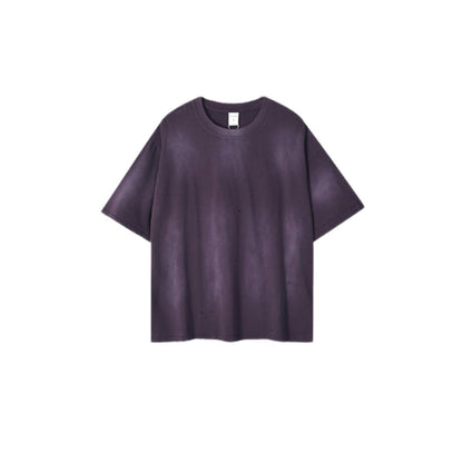 Vintage  Spray Dyed Raw Edge Oversized T-Shirt
