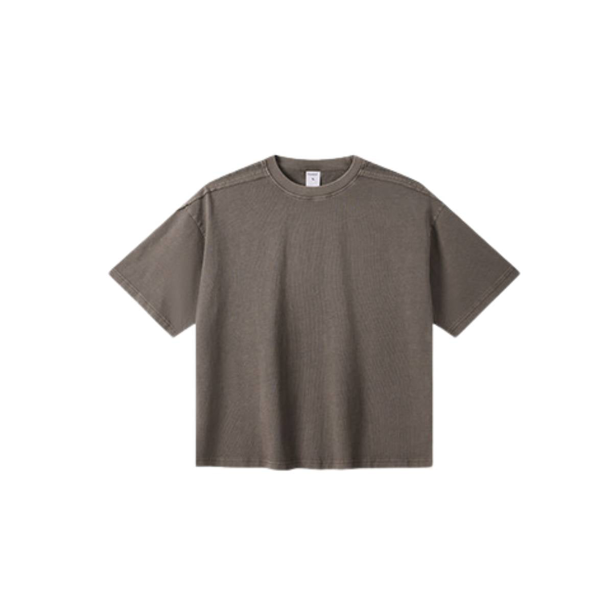 Heavyweight Vintage Fade Raw Edge Boxy Tee