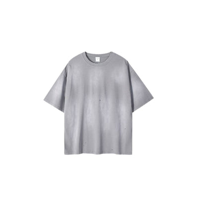 Vintage  Spray Dyed Raw Edge Oversized T-Shirt