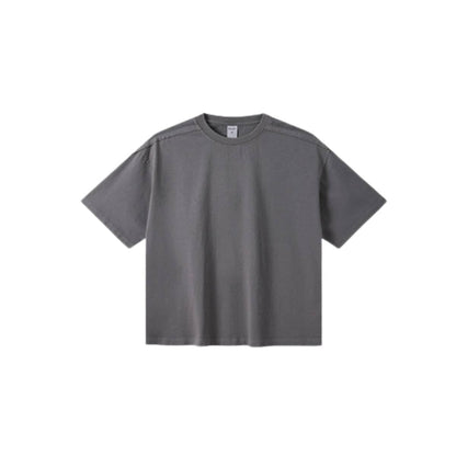 Heavyweight Vintage Fade Raw Edge Boxy Tee