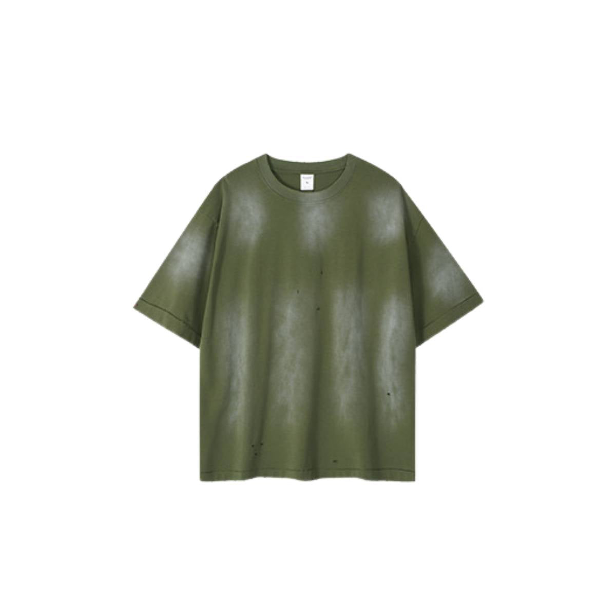 Vintage  Spray Dyed Raw Edge Oversized T-Shirt