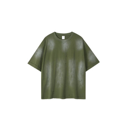 Vintage  Spray Dyed Raw Edge Oversized T-Shirt