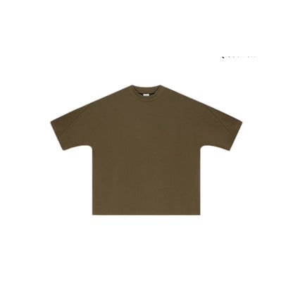 Boxy Fit Premium Cotton Drop Shoulder Batwing Sleeve T-Shirt