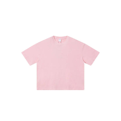 Distressed Fade Drop Shoulder Oversized Cotton T-Shirt