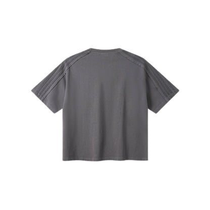 Heavyweight Vintage Fade Raw Edge Boxy Tee