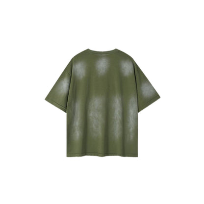 Vintage  Spray Dyed Raw Edge Oversized T-Shirt