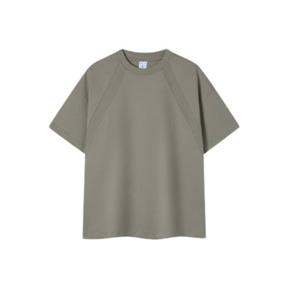 3D Panel Cotton Oversized T-Shirt
