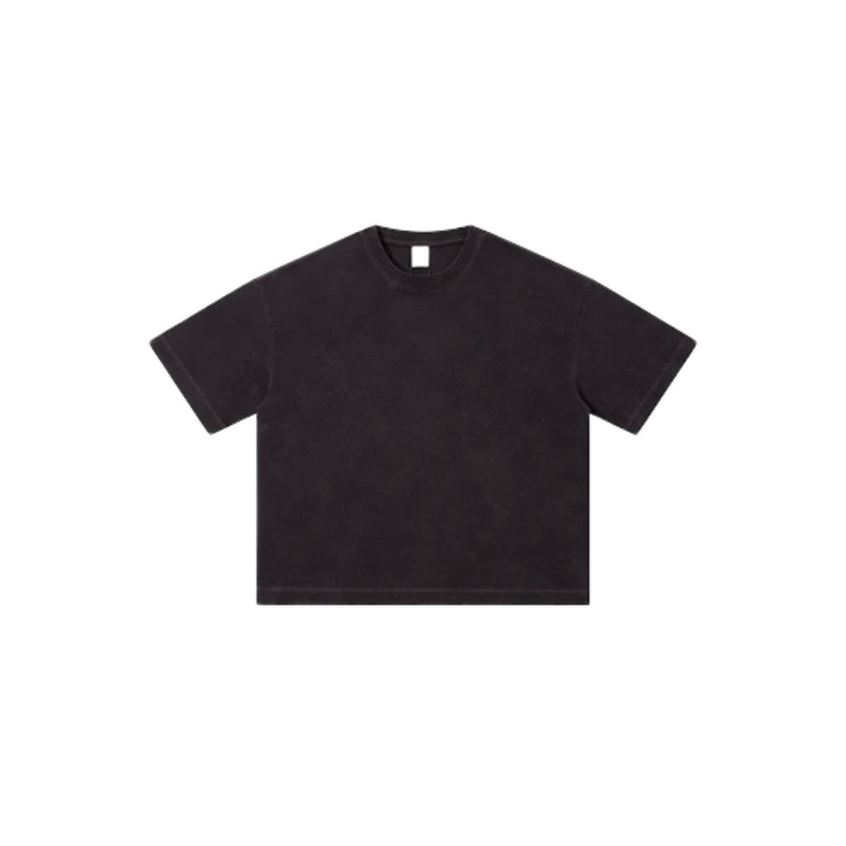 Distressed Fade Drop Shoulder Oversized Cotton T-Shirt