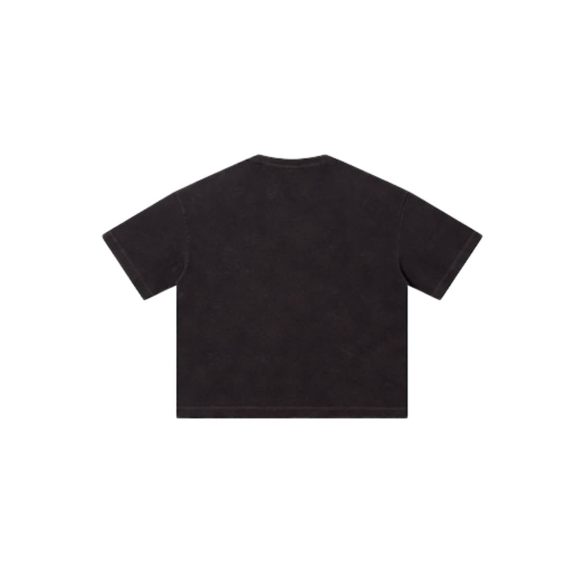 Distressed Fade Drop Shoulder Oversized Cotton T-Shirt