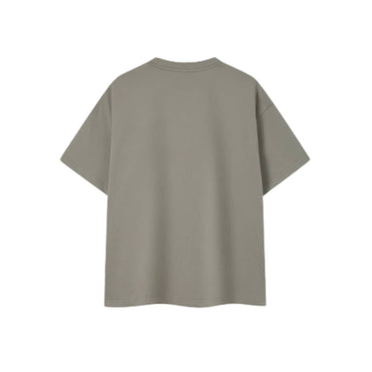 3D Panel Cotton Oversized T-Shirt