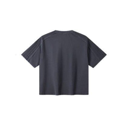 Heavyweight Vintage Fade Raw Edge Boxy Tee