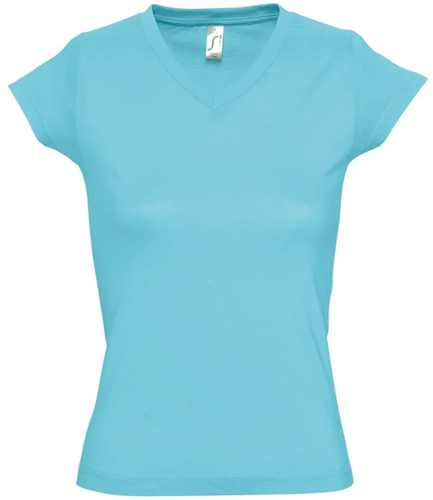 Only Wolf Ladies Moon V Neck T-Shirt