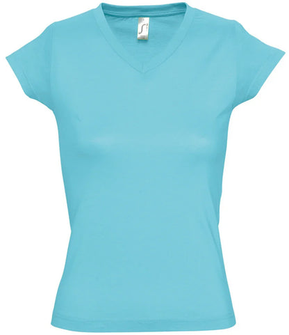 Only Wolf Ladies Moon V Neck T-Shirt