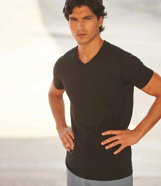 Only Wolf Feel Good Stretch V Neck T-Shirt