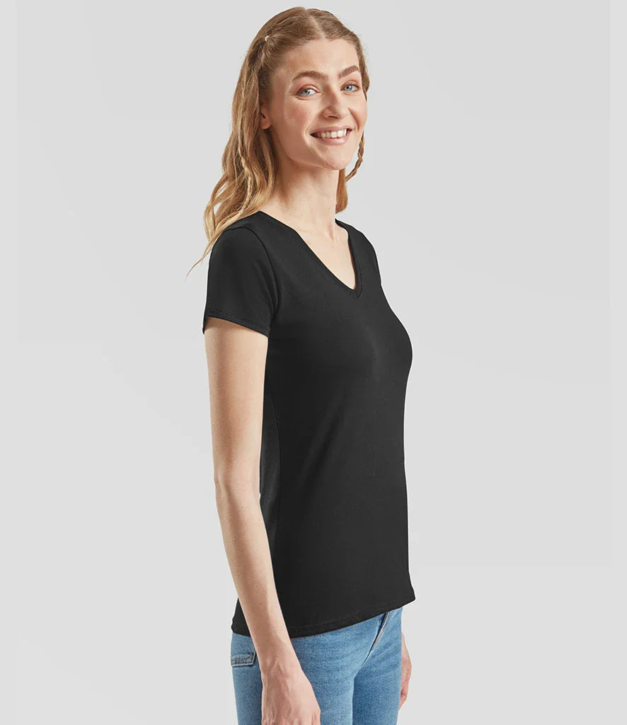 Only Wolf Lady Fit Value V Neck T-Shirt