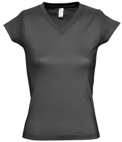 Only Wolf Ladies Moon V Neck T-Shirt
