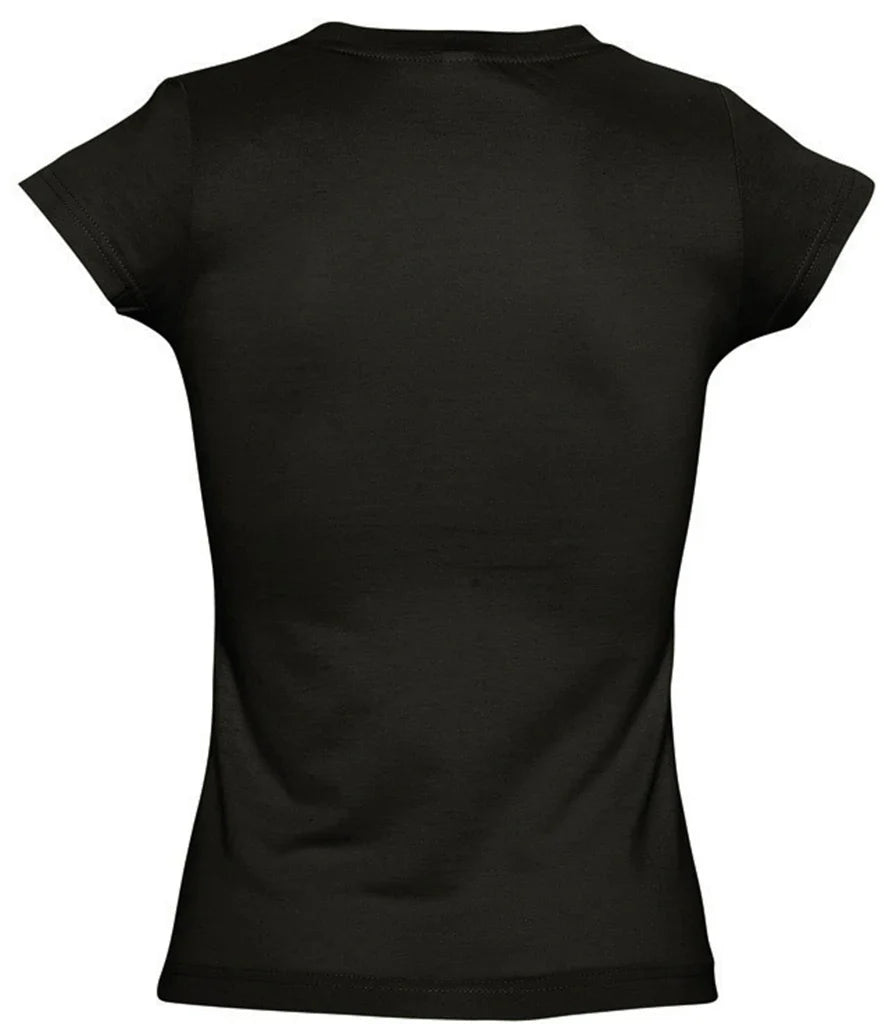 Only Wolf Ladies Moon V Neck T-Shirt
