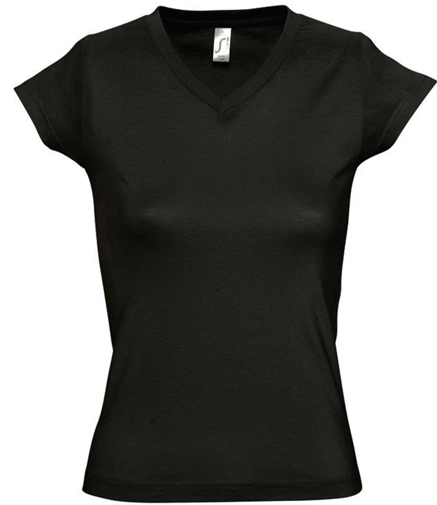 Only Wolf Ladies Moon V Neck T-Shirt