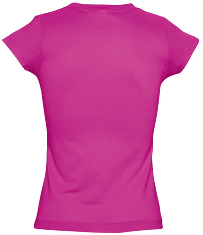 Only Wolf Ladies Moon V Neck T-Shirt