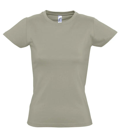 Only Wolf Ladies Imperial Heavy T-Shirt