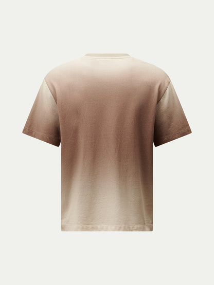 Belvedere Gradient Print T-Shirt in Caribou