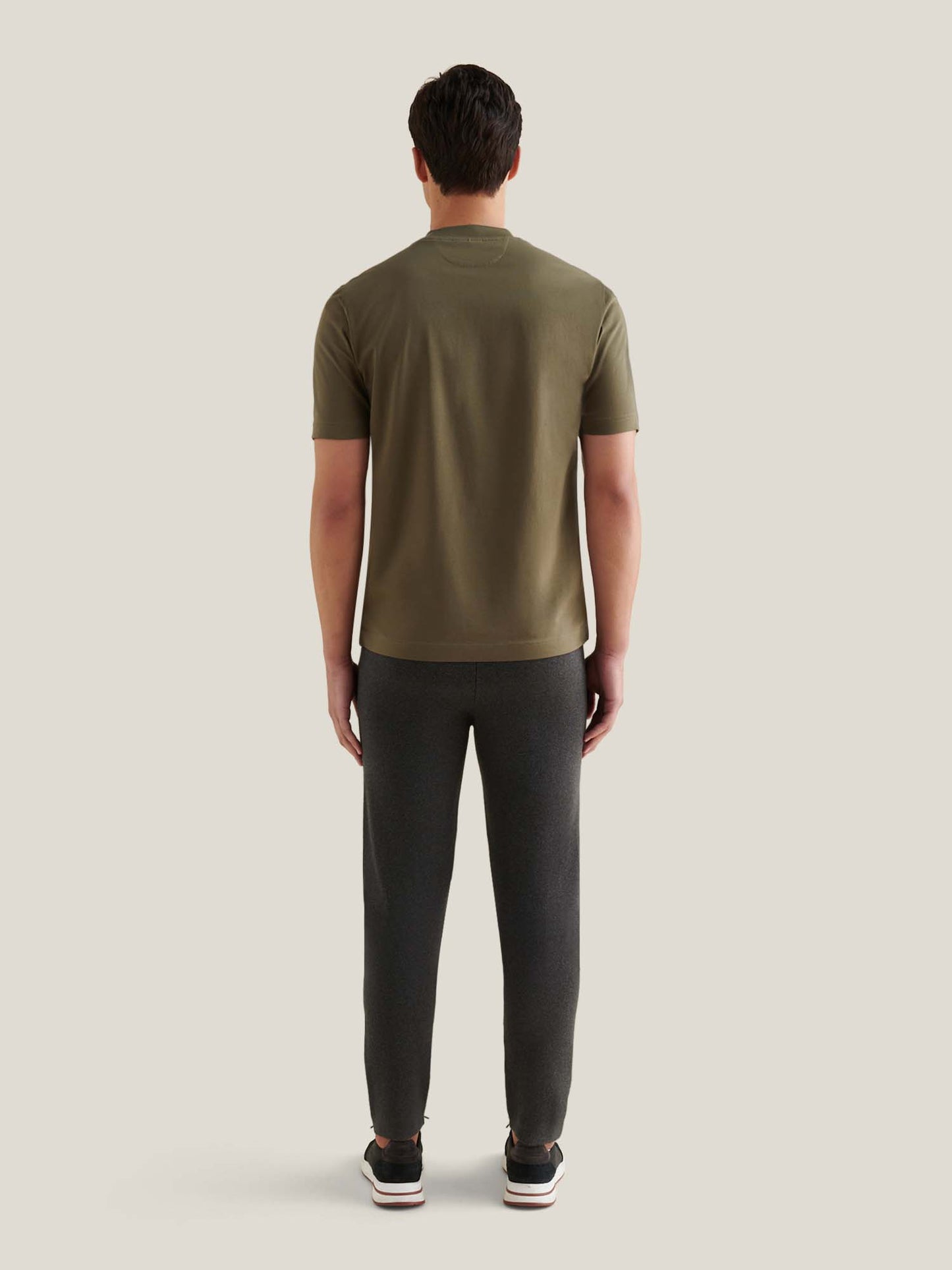 Devonshire Mercerised Cotton T-Shirt in Sea Turtle