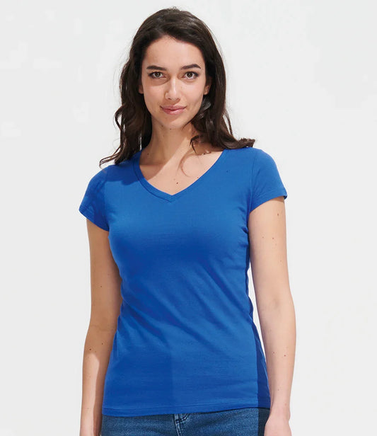 Only Wolf Ladies Moon V Neck T-Shirt