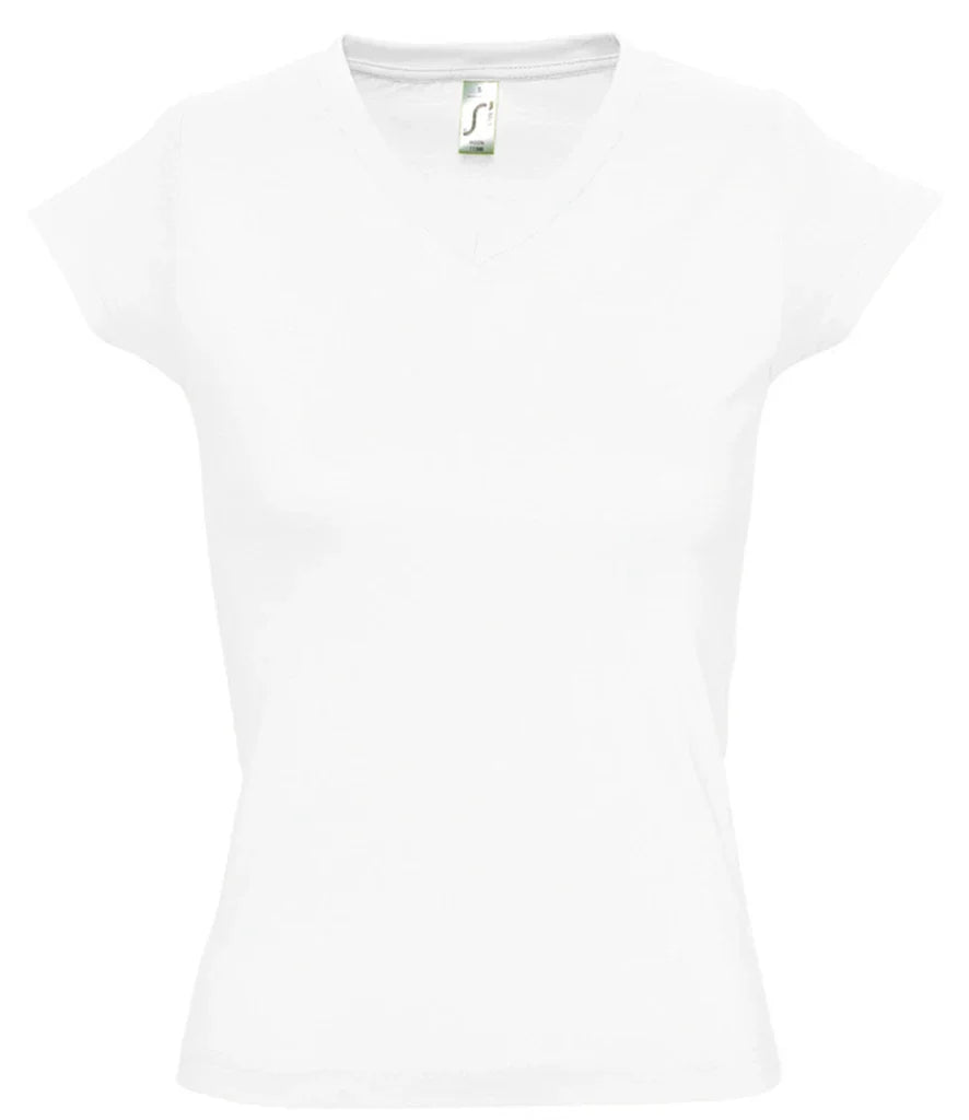 Only Wolf Ladies Moon V Neck T-Shirt